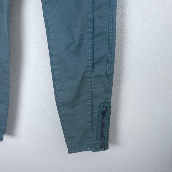 Sundance Sage Green Cargo Pants Size 6 Pull String Boho Cottage Casual Outdoor - Picture 4 of 8